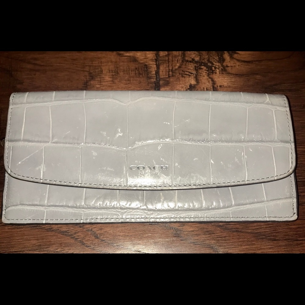 Coach Grey Reptile Wallet